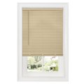 Eyecatcher 23 x 64 in. GII Deluxe Sundown Cordless Room Darkening Vinyl Mini Blind with 1 in. Slats, Latte EY2512224